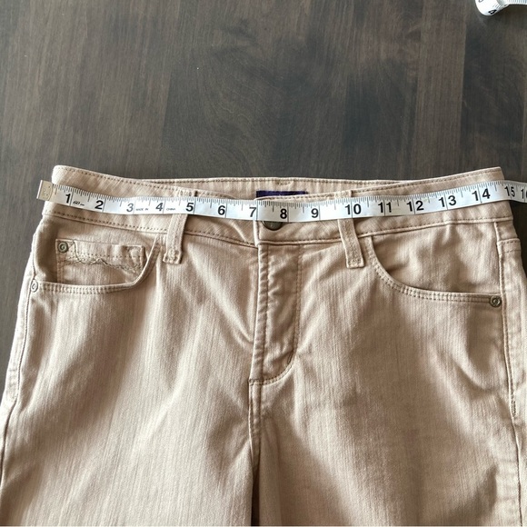 NYDJ khaki Skinny Cropped Ankle Pants 2 - Picture 11 of 13